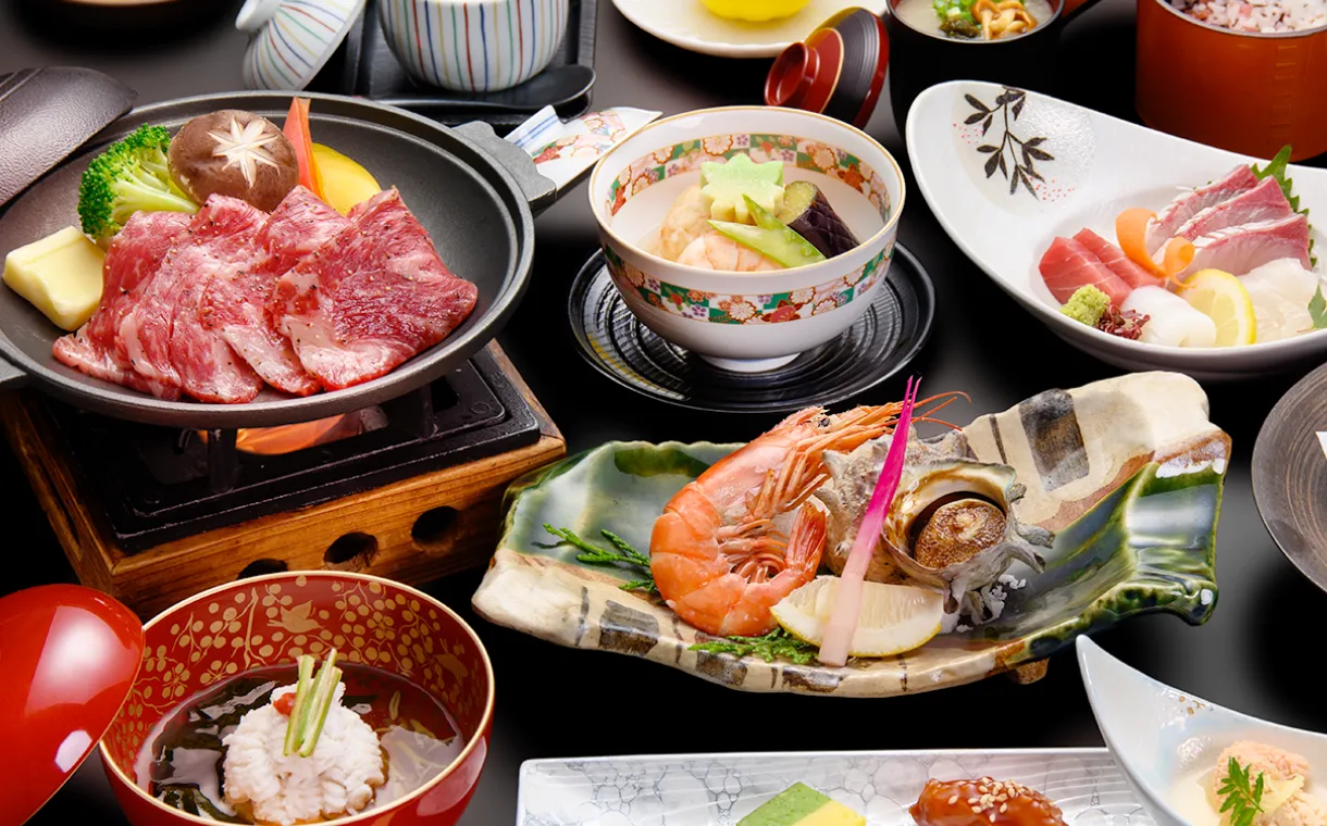 【旬彩割烹白珪】お食事一例・会席8,000円コース