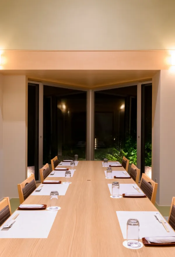 【旬彩割烹白珪】夜の個室・雅