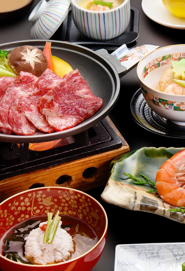 【旬彩割烹白珪】お食事一例・会席8,000円コース