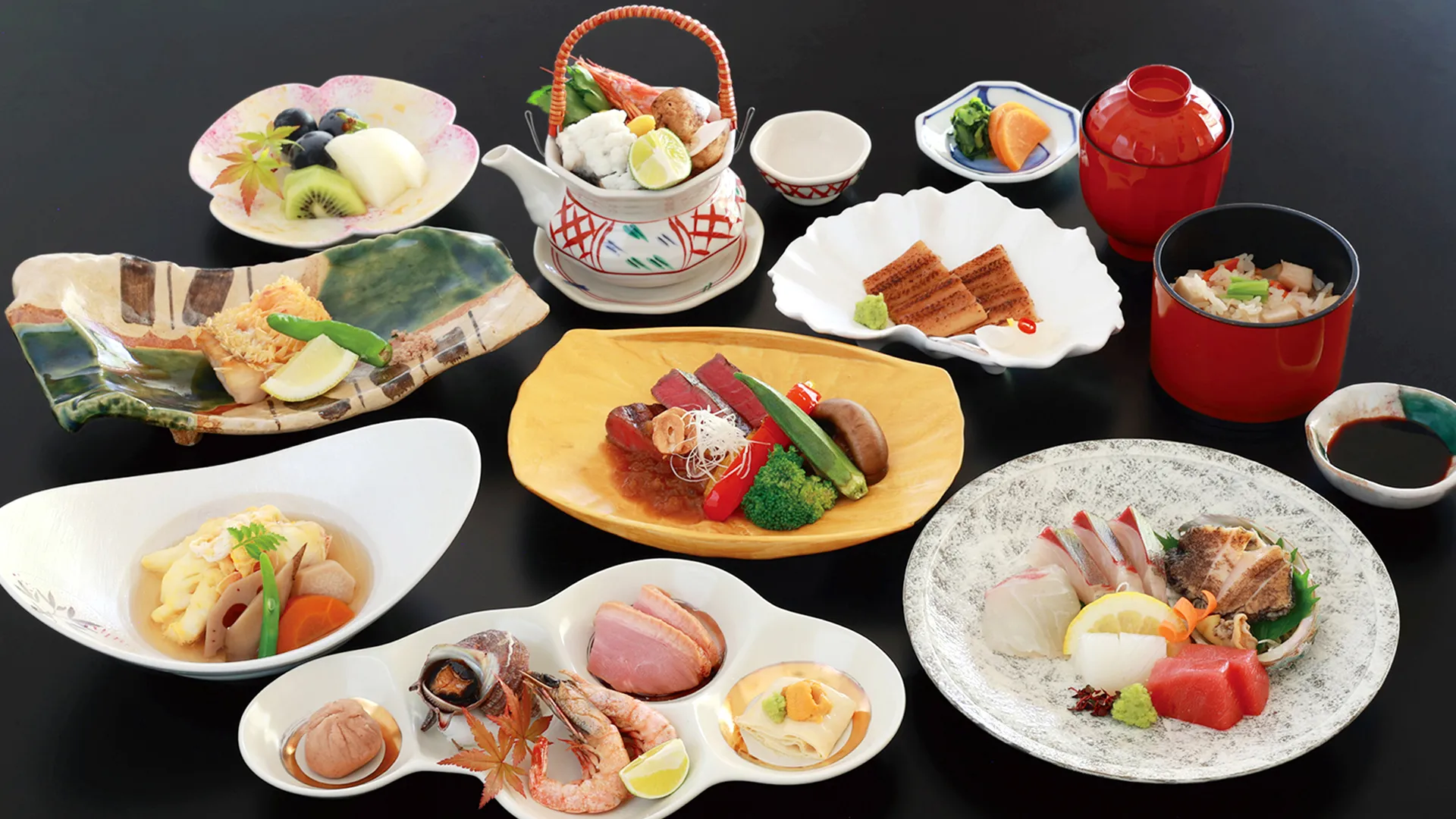 【旬彩割烹白硅】会席10,500円コース