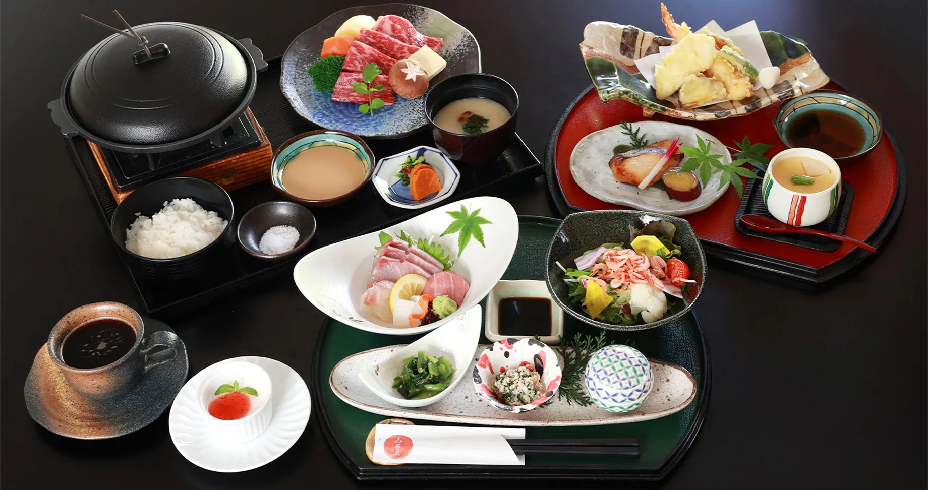 【レストランみあれ】ディナータイム限定四季の彩りミニコース一例