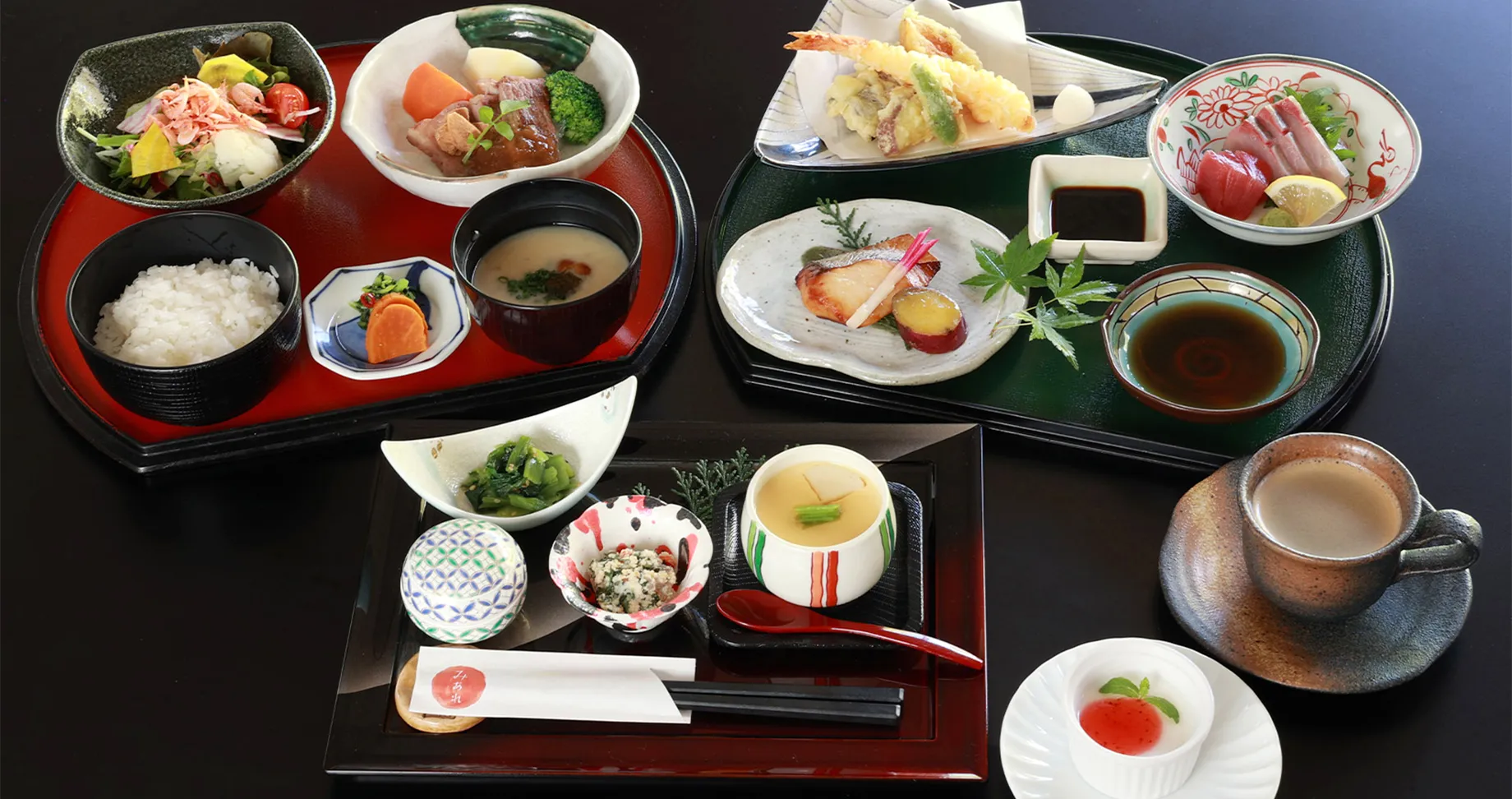 【レストランみあれ】ランチタイム限定味楽ミニコース一例