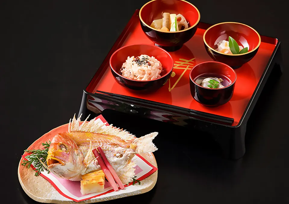 【旬彩割烹白硅】お食い初め膳イメージ