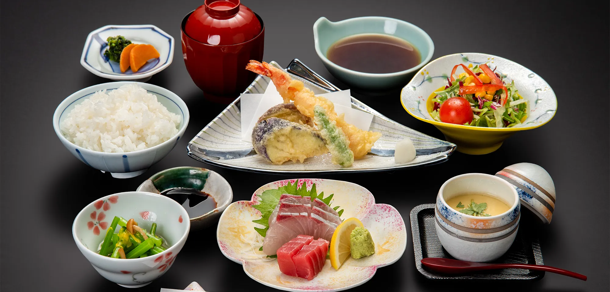 【レストランみあれ】やまつばさ御膳一例